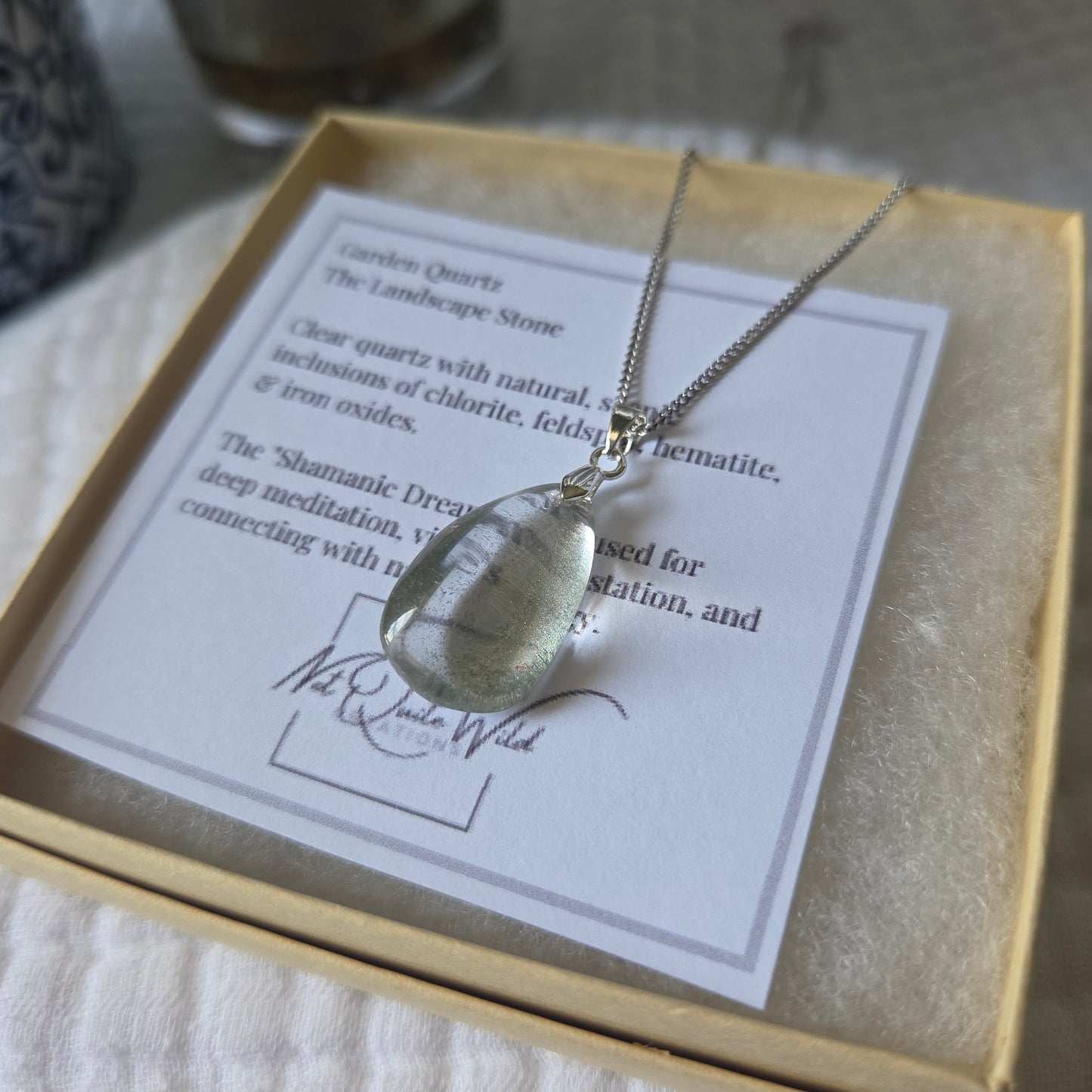 Garden Quartz Pendant w/o chain