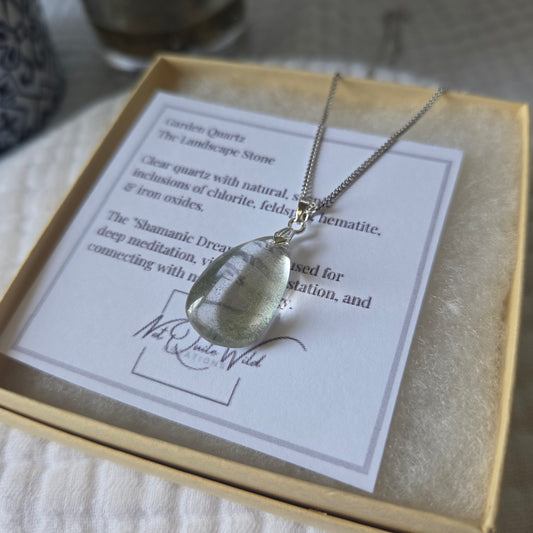 Garden Quartz Pendant w/o chain
